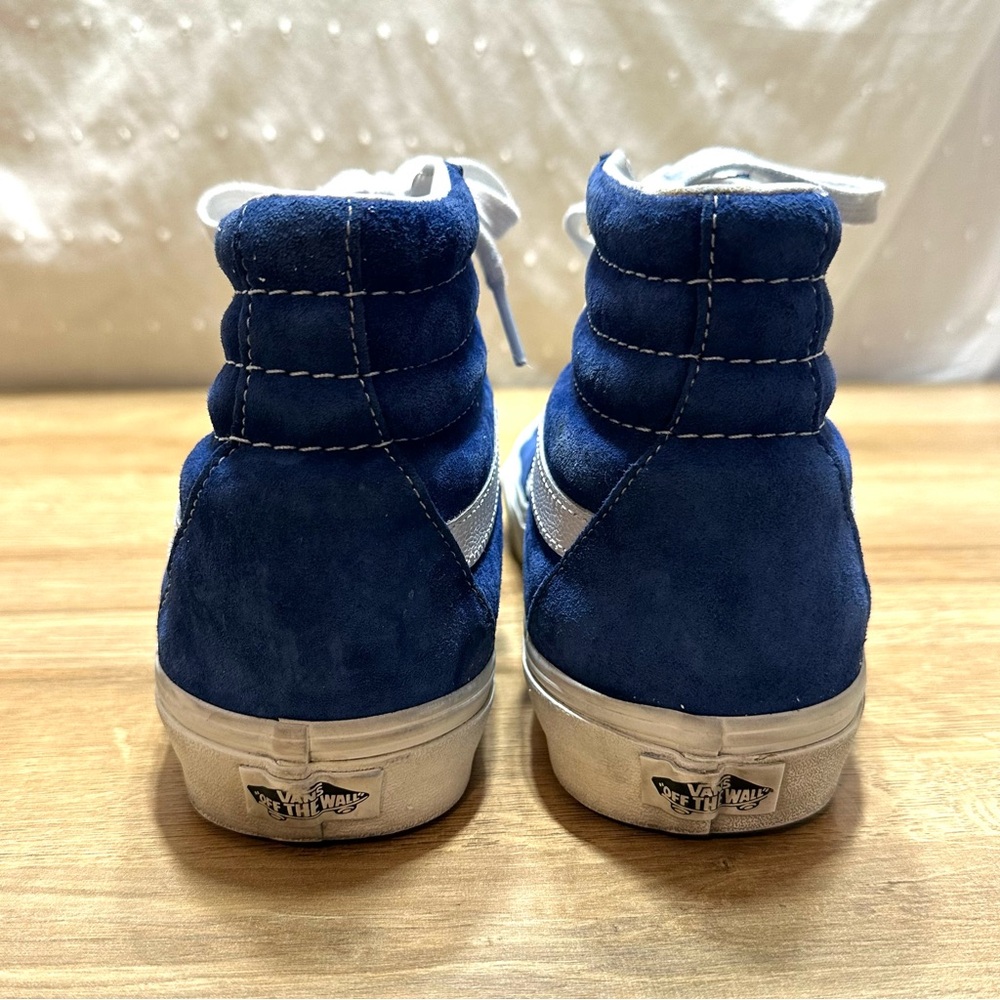 Vans HEIQ Eco Dry Sk8 Suede Hi Top Lace Up Sneaker Skater - Picture 4 of 13